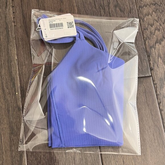 Lululemon NWT Like a Cloud Ribbed Longline Bra B/C Cup Wild Indigo - Picture 8 of 8